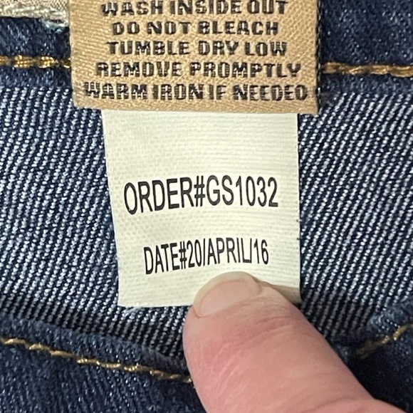 Hybrid & Company High-Rise Skinny Button-Fly Jeans Size 7 - Picture 6 of 7